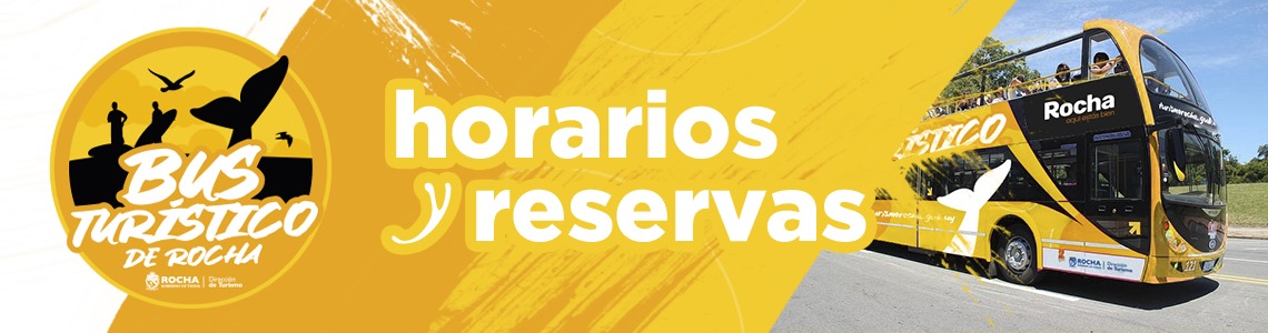 Horarios y reservas Bus Turístico Rocha